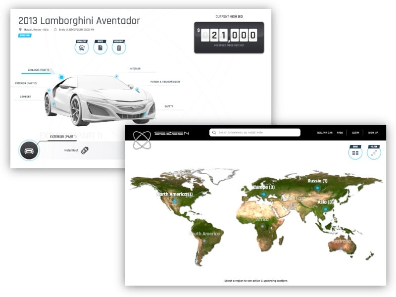 Sezeen Auction Platform